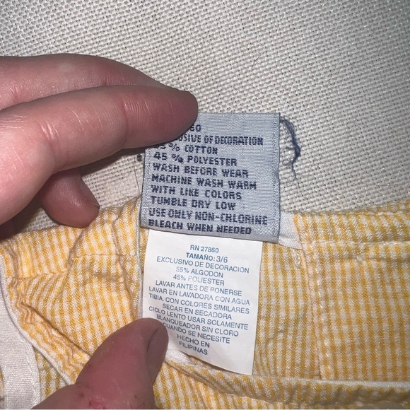 Samara Vintage Yellow Gingham Baby Bubble Romper Bunny Ballerina 3-6 Months - Picture 6 of 7